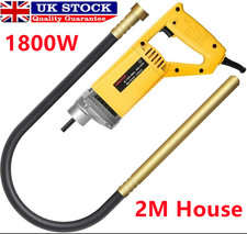 1800W Electric Concrete Vibrator Poker Hand Held Vibrating +2M Shaker Hose Kit