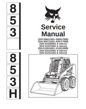 Bobcat 853 853H Excavator