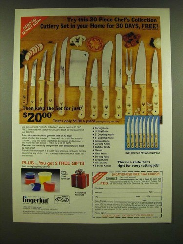1990 fingerhut chef - 1990, chef's