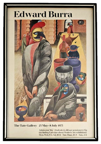 Framed exhibition art poster - framed,