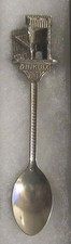 #185) SILVER PLATED TEA SPOON DINKUM DUNNY OUTHOUSE TOILET SHED PIT LATRINE 