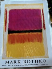 12 X 16 Rothko Print w/text