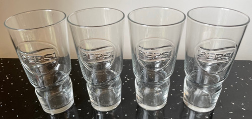Pepsi cola glasses 16oz - 4,