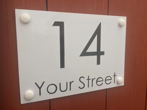 House sign personalised door - sign,