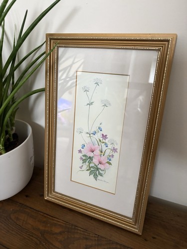 Vintage botanical wildflower - vintage,