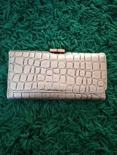 Large Gold Ted Baker Purse