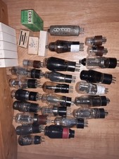 JOB LOT VINTAGE RADIO AUDIO TUBE VALVES  38  in total