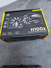 *Excellent Condition* CORSAIR H100x 240mm Liquid CPU Cooler - Black