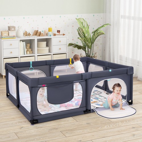 Baby playpen with mat - baby,