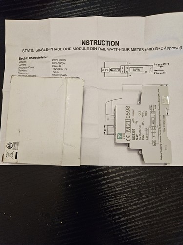Dds353 45a single phase din - phase,