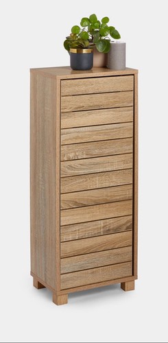 Bathroom storage cabinet oak - bathroom,