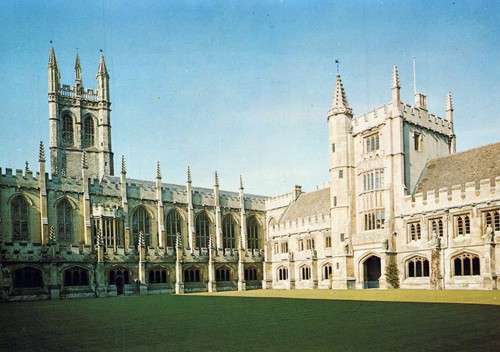 England postcard oxford - england,