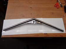 Bonanza 1" Inch Handlebars Flat Chrome New Style without Dimples Harleys ,Custom