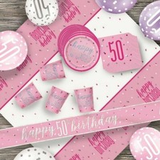 Glitz pink 50th birthday party - glitz,