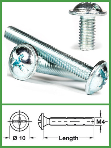 Door handle threaded screws - threaded,