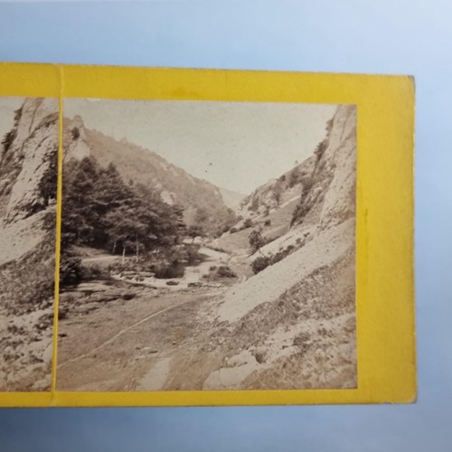 Dovedale stereoview c1870 real - stereoview,
