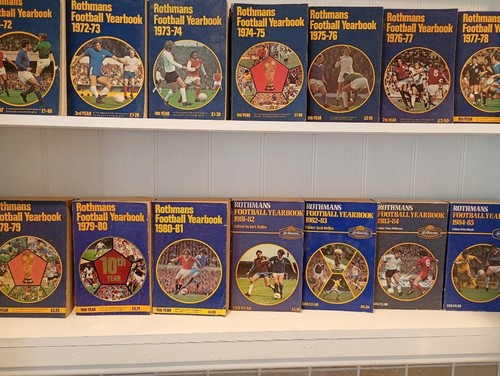 Rothmans football yearbooks - rothmans,
