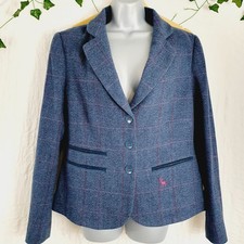 NESS Tweed Jacket UK 16 Blazer Hacking Herringbone Country Riding Equestrian