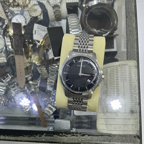Silver men gucci watch - men’s,