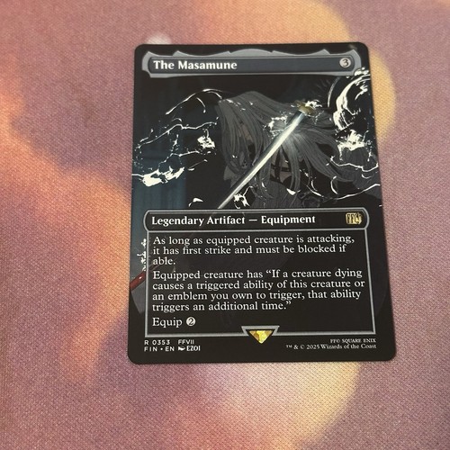 The masamune borderless mtg - masamune, borderless,