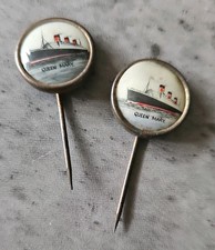 2x Cunard White Star RMS Queen