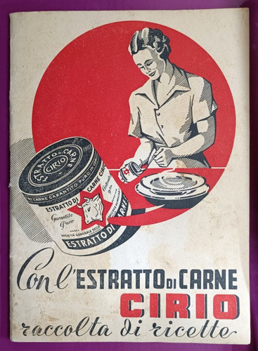 Cirio antique recipe book - antique,