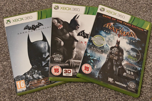 Batman games bundle - xbox360,
