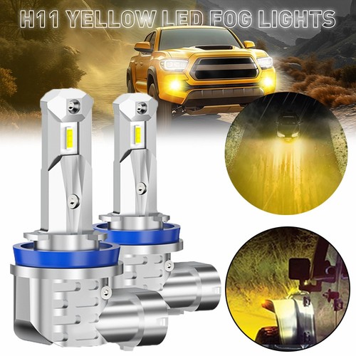 H11 led bulbs 3000k golden - h8,