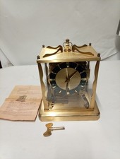 Vintage AUG SCHATZ & SOHNE ROYAL CHIME SKELETON MANTLE CLOCK 