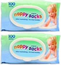 Original Nappy Sacks 100 Pack
