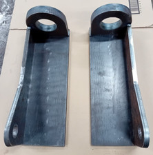 Heavy Duty Matbro / John Deere Style Pin and Cone Weld on Brackets