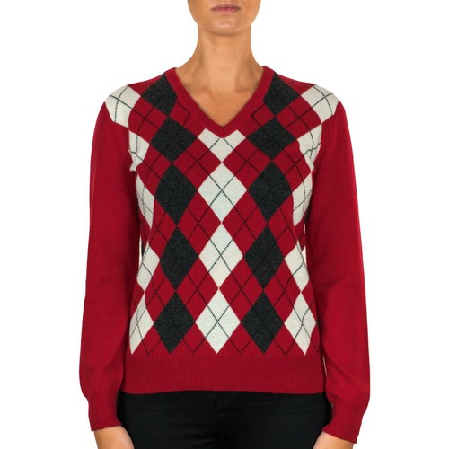 Women 100 cashmere - cashmere, argyle