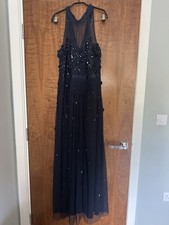 Navy Maxi Dress Monsoon Size