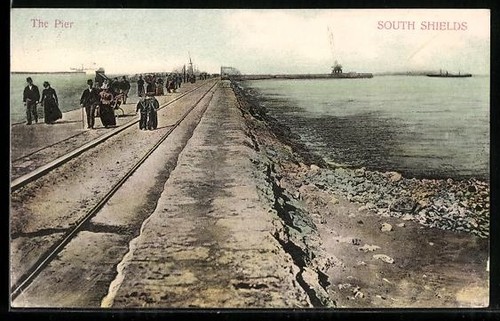 Postcard south shields the - south, shields,