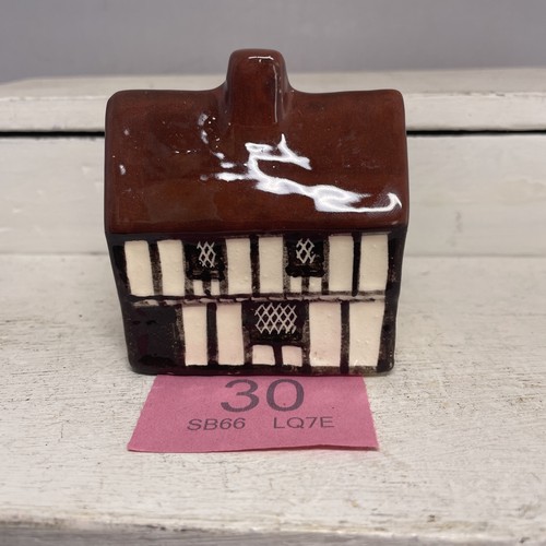 Half timbered cottage - half,