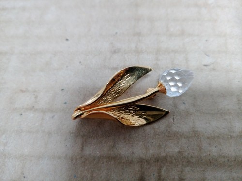 Swarovski tulip brooch - swarovski,
