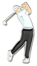 Golf Player Pin Badge Golfer &