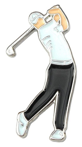 Golf player pin badge golfer - badge,