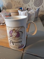 Aquarius Mug VINTAGE gift Dunoon 1980 The Water Bearer Zodiac Astrology Star 