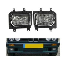 BMW E30 PAIR GLASS FOGLAMPS