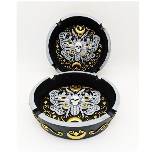 Moth skull ashtray - moth,