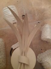 John Lewis Flower Wall Light Wall Mounted Lamp & 3 Glass Shades