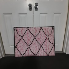 Pretty pink pin board