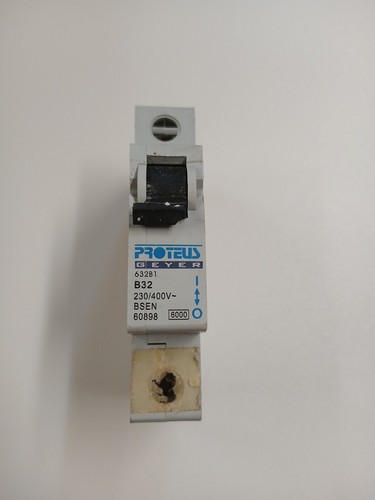 Proteus mcb amp single pole - amp,