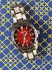 Seiko Presage Red Sharp Edged