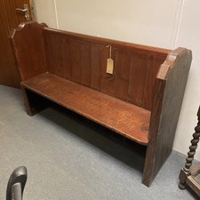 Victorian Antique Church Pew