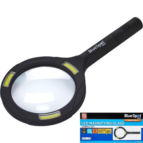 Bluespot led magnifying glass - led,