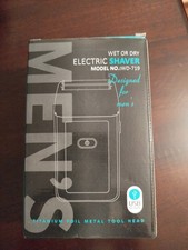 Wet Or Dry Electric Shaver With Box And Accessories Opened Never Used