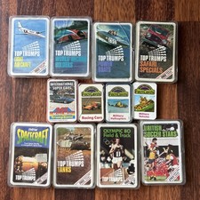 Top Trumps Ace Dubreq Bundle X12 Spacecraft Football Tanks Boats Aircraft