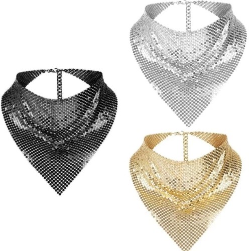 Sequined triangle scarves - sequined,